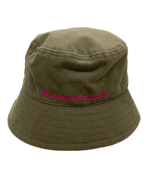 Vivienne Westwood（ヴィヴィアンウエストウッド）Vivienne Westwood (ヴィヴィアンウエストウッド) オーブ刺繍バケットハット グリーン サイズ:MSの古着・服飾アイテム
