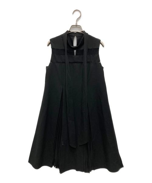HER LIP TO（ハーリップトゥ）Her lip to (ハーリップトゥ) Lace Trimmed Bowtie Dress ブラック サイズ:Sの古着・服飾アイテム