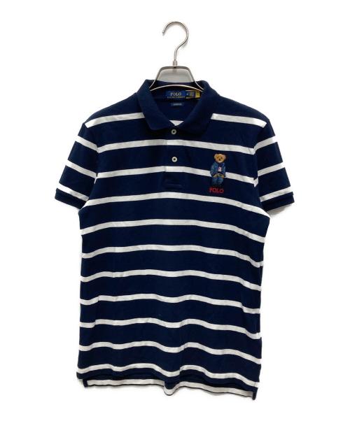POLO RALPH LAUREN（ポロ・ラルフローレン）POLO RALPH LAUREN (ポロ・ラルフローレン) クラシックフィットベアポロシャツ ネイビー サイズ:Mの古着・服飾アイテム