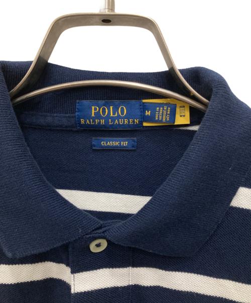 POLO RALPH LAUREN（ポロ・ラルフローレン）POLO RALPH LAUREN (ポロ・ラルフローレン) クラシックフィットベアポロシャツ ネイビー サイズ:Mの古着・服飾アイテム