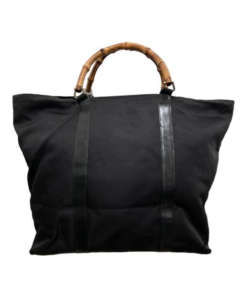 GUCCI（グッチ）GUCCI (グッチ) バンブー トートバッグ ブラックの古着・服飾アイテム