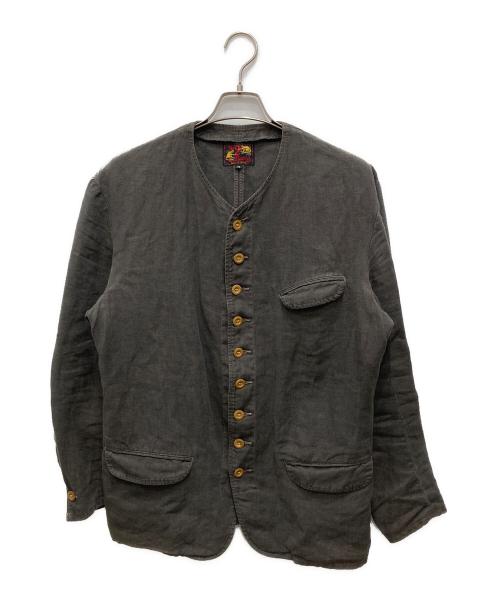 The 2 Monkeys（ザトゥーモンキーズ）The 2 Monkeys (ザトゥーモンキーズ) Linen coat グレー サイズ:Mの古着・服飾アイテム