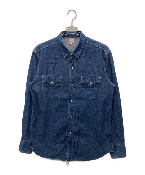JELADO（ジェラード）JELADO (ジェラード) デニムウエスタンシャツ インディゴ サイズ:XLの古着・服飾アイテム