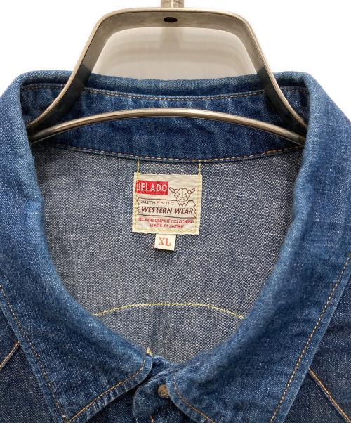 JELADO（ジェラード）JELADO (ジェラード) デニムウエスタンシャツ インディゴ サイズ:XLの古着・服飾アイテム