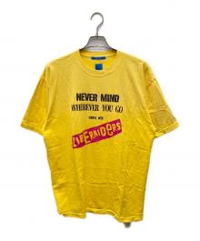 Liberaiders（リベレイダース）の古着「FADED PUNK LOGO TEE」｜イエロー