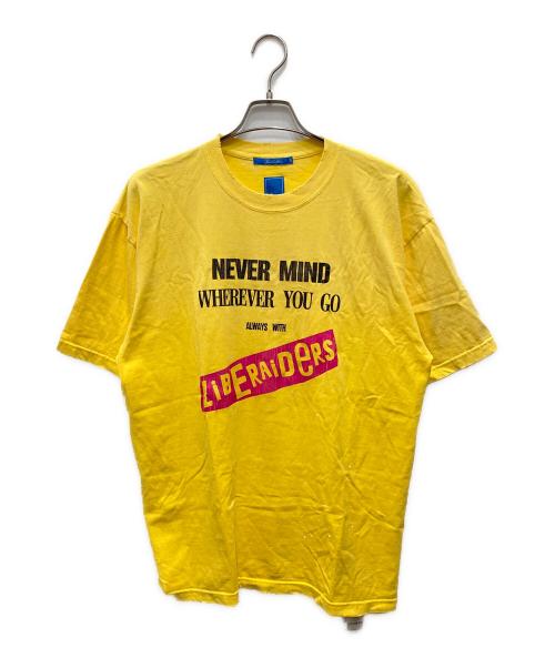Liberaiders（リベレイダース）Liberaiders (リベレイダース) FADED PUNK LOGO TEE イエロー サイズ:Lの古着・服飾アイテム