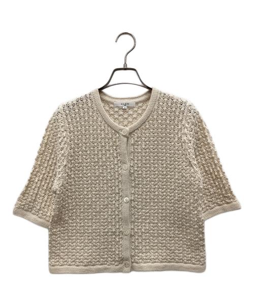 SLOW 23区（スロー23ク）SLOW 23区 (スロー23ク) レーシー カーディガン アイボリー サイズ:38の古着・服飾アイテム