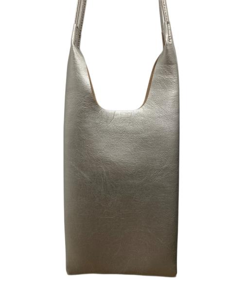 SCUE（スキュー）SCUE (スキュー) Layered shopper/レイヤード・ショッパー シルバーの古着・服飾アイテム