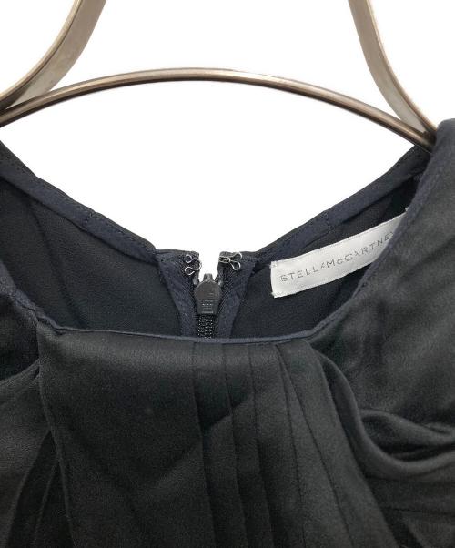 H&M（エイチアンドエム）H&M (エイチアンドエム) STELLA McCARTNEY (ステラマッカートニー) サテンミニワンピース ブラック サイズ:32 未使用品の古着・服飾アイテム