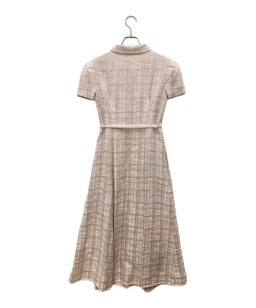 HER LIP TO（ハーリップトゥ）Her lip to (ハーリップトゥ) Annecy Belted Dress/アヌシー・ベルテッド・ドレス ピンク サイズ:Sの古着・服飾アイテム