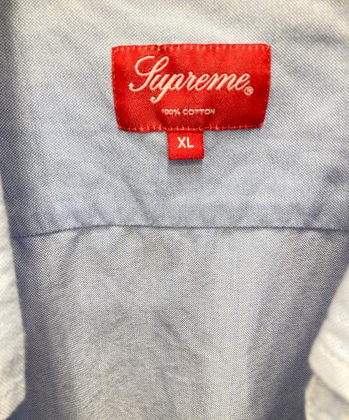 SUPREME（シュプリーム）Supreme (シュプリーム) クラシックロゴ オックスフォード ボタンダウンシャツ ブルー サイズ:XLの古着・服飾アイテム