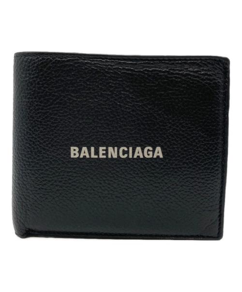 BALENCIAGA（バレンシアガ）BALENCIAGA (バレンシアガ) 2つ折り財布 ブラックの古着・服飾アイテム