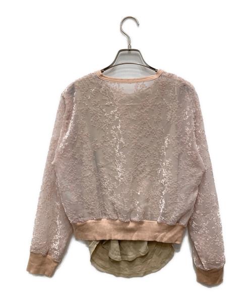 CLANE（クラネ）CLANE (クラネ) MINAMI TANAKA×CLANE FLORETS OPAL CARDIGAN ピンク サイズ:2の古着・服飾アイテム