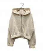 HER LIP TOハーリップトゥ）の古着「Flight Mode Zip Hoodie」｜ベージュ