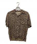 JELADOジェラード）の古着「STARRY GATE Leopard Pattern Vincent Shirt」｜ベージュ