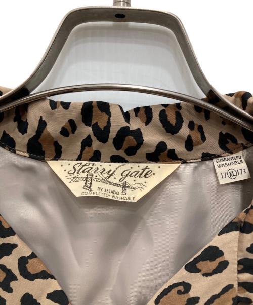 JELADO（ジェラード）JELADO (ジェラード) STARRY GATE Leopard Pattern Vincent Shirt ベージュ サイズ:XLの古着・服飾アイテム