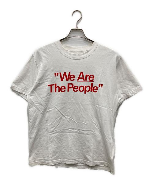 sacai（サカイ）sacai (サカイ) We Are The People Tシャツ ホワイト サイズ:3の古着・服飾アイテム