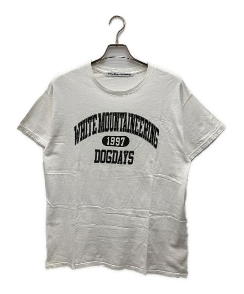 WHITE MOUNTAINEERING（ホワイトマウンテ二アニング）WHITE MOUNTAINEERING (ホワイトマウンテ二アニング) プリントカットソー ホワイト サイズ:2の古着・服飾アイテム