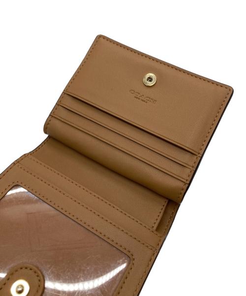 COACH（コーチ）COACH (コーチ) 2つ折り財布 アイボリーの古着・服飾アイテム