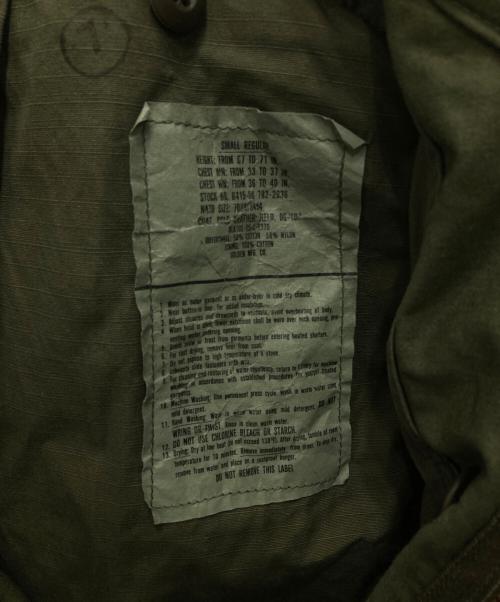 US ARMY（ユーエスアーミー）US ARMY (ユーエスアーミー) 80sM65フィールドジャケット グリーン サイズ:Sの古着・服飾アイテム