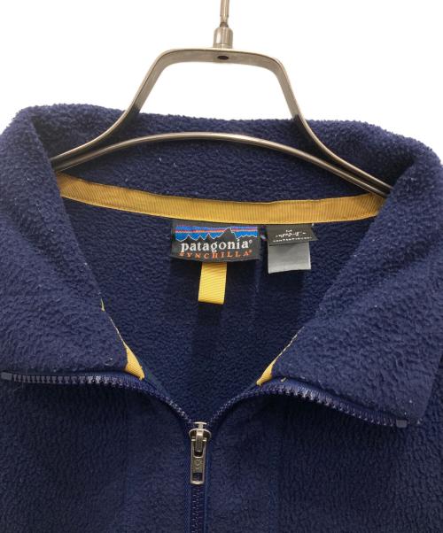 Patagonia（パタゴニア）Patagonia (パタゴニア) 90s シンチラフリースジャケット ネイビー サイズ:Mの古着・服飾アイテム