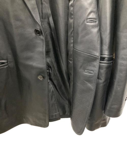 SCHAFFEN（シャッフェン）SCHAFFEN (シャッフェン) ラムレザージャケット ブラック サイズ:3の古着・服飾アイテム
