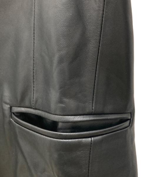 SCHAFFEN（シャッフェン）SCHAFFEN (シャッフェン) ラムレザージャケット ブラック サイズ:3の古着・服飾アイテム