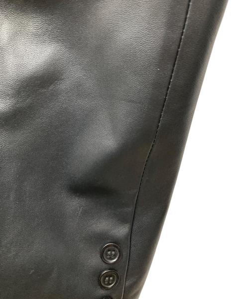 SCHAFFEN（シャッフェン）SCHAFFEN (シャッフェン) ラムレザージャケット ブラック サイズ:3の古着・服飾アイテム