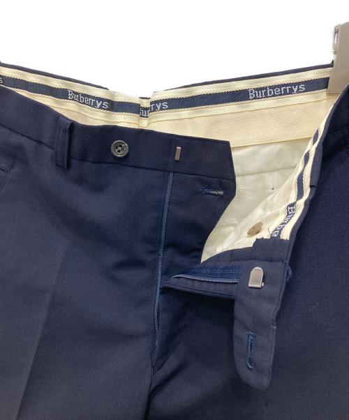 Burberry's（バーバリーズ）Burberry's (バーバリーズ) スラックス ネイビー サイズ:ウエスト82の古着・服飾アイテム