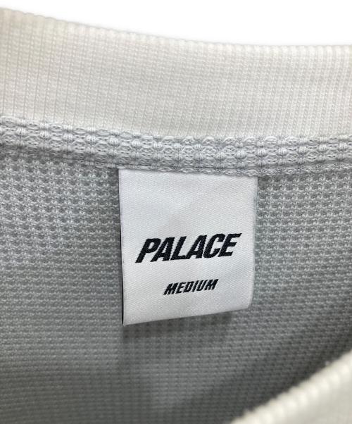 PALACE（パレス）PALACE (パレス) 2-TONE WAFFLE LONGSLEEVE/ツートーン ワッフル ロングスリーブ グレー サイズ:Mの古着・服飾アイテム