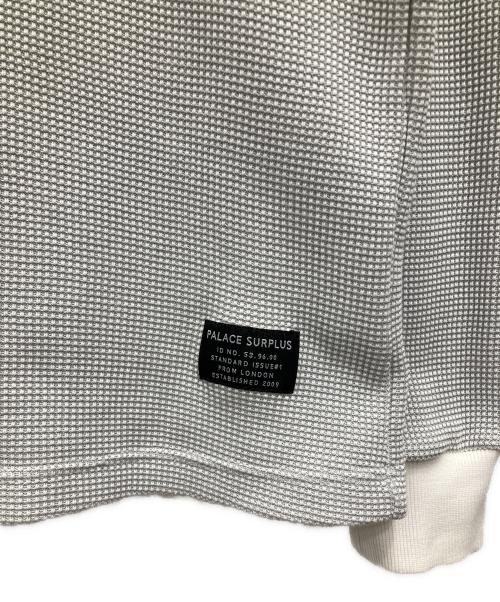 PALACE（パレス）PALACE (パレス) 2-TONE WAFFLE LONGSLEEVE/ツートーン ワッフル ロングスリーブ グレー サイズ:Mの古着・服飾アイテム