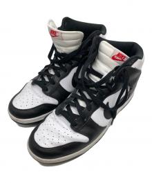 NIKE（ナイキ）の古着「Dunk High "Black and White"/ダンク ハイ "ブラック アンド ホワイト"」｜ホワイト×ブラック