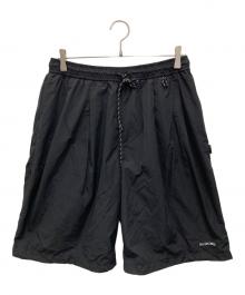 ALOUND（アラウンド）の古着「VENTILATION NYLON SHORT/ベンチレーション ナイロン ショーツ」｜ブラック