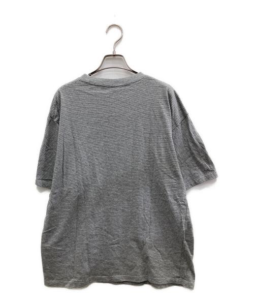 ENNOY（エンノイ）ENNOY (エンノイ) S/S Border Tee/バーダー ティー  グレー サイズ:XLの古着・服飾アイテム