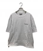 OPTSTUFFオプトスタフ）の古着「ロゴtシャツ」｜グレー