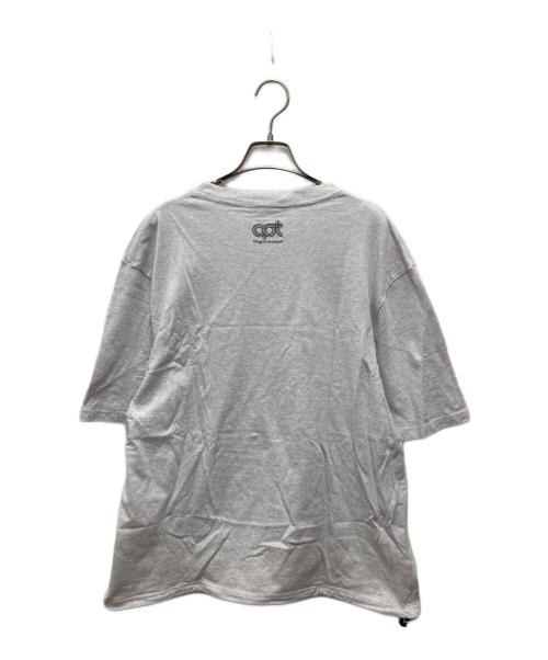 OPTSTUFF（オプトスタフ）optstuff (オプトスタフ) ロゴtシャツ グレー サイズ:Lの古着・服飾アイテム