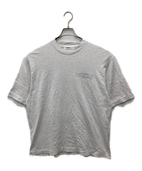 everyone（エブリワン）everyone (エブリワン) ロゴtシャツ グレー サイズ:Lの古着・服飾アイテム