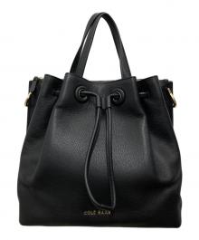 COLE HAAN（コールハーン）の古着「バケット バッグ」｜ブラック
