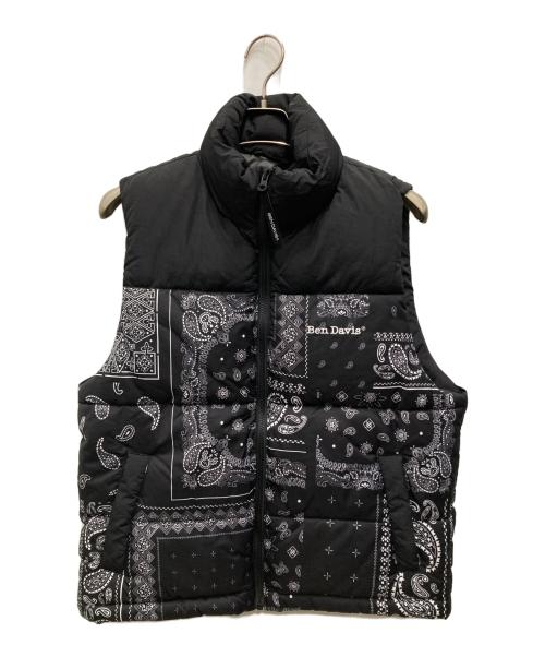BEN DAVIS（ベンデイビス）BEN DAVIS (ベンデイビス) パファー ベスト ブラック サイズ:Mの古着・服飾アイテム