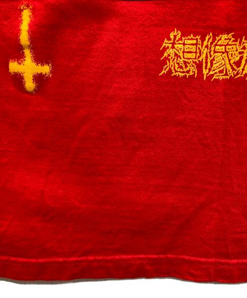 united athle（ユナイテッドアスレ）united athle (ユナイテッドアスレ) バンドTシャツ レッド サイズ:Lの古着・服飾アイテム