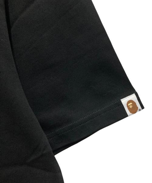 A BATHING APE（アベイシングエイプ）A BATHING APE (アベイシングエイプ) STUDS BAPEOGO RELAXED FIT TEE/スタッズ ベイプ ロゴ リラックス フィット ティー ブラック サイズ:Lの古着・服飾アイテム