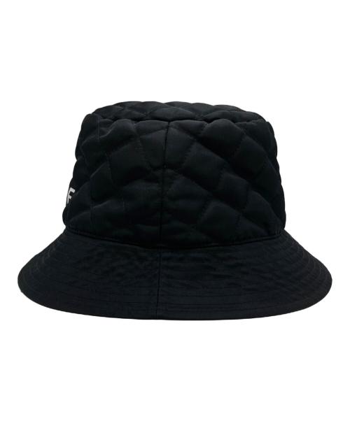 CELINE（セリーヌ）CELINE (セリーヌ) ナイロンツイルキルティングバケットハット ブラック サイズ:Lの古着・服飾アイテム