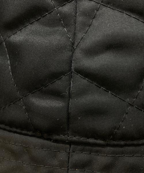 CELINE（セリーヌ）CELINE (セリーヌ) ナイロンツイルキルティングバケットハット ブラック サイズ:Lの古着・服飾アイテム