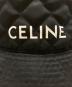 中古・古着 CELINE (セリーヌ) ナイロンツイルキルティングバケットハット ブラック サイズ:L：30000円