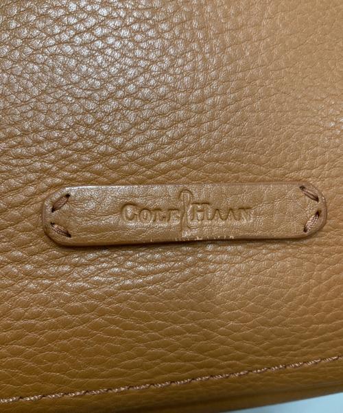 COLE HAAN（コールハーン）COLE HAAN (コールハーン) レザーショルダーバッグ ブラウンの古着・服飾アイテム