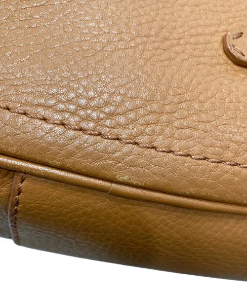 COLE HAAN（コールハーン）COLE HAAN (コールハーン) レザーショルダーバッグ ブラウンの古着・服飾アイテム
