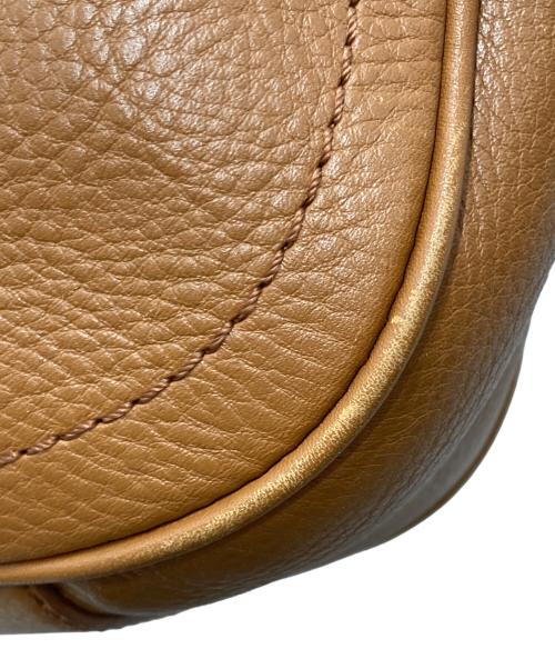 COLE HAAN（コールハーン）COLE HAAN (コールハーン) レザーショルダーバッグ ブラウンの古着・服飾アイテム