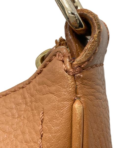 COLE HAAN（コールハーン）COLE HAAN (コールハーン) レザーショルダーバッグ ブラウンの古着・服飾アイテム