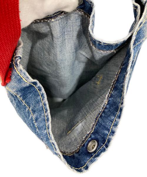 KOOKY ZOO（ク―キーズ―）KOOKY ZOO (ク―キーズ―) 別注EX DENIM SHOULDER BAG インディゴの古着・服飾アイテム