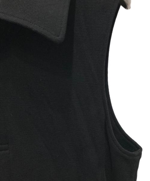THE RERACS（ザ リラクス）THE RERACS (ザ リラクス) コットンナイロンン ノースリーブワンピース ブラック サイズ:36の古着・服飾アイテム